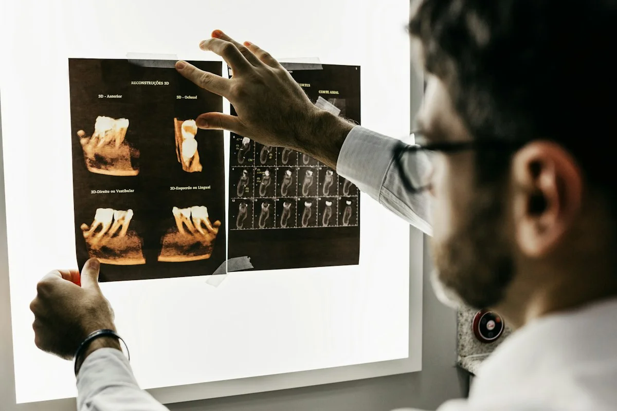 Radiologist and Diagnostic Imaging Review Desk