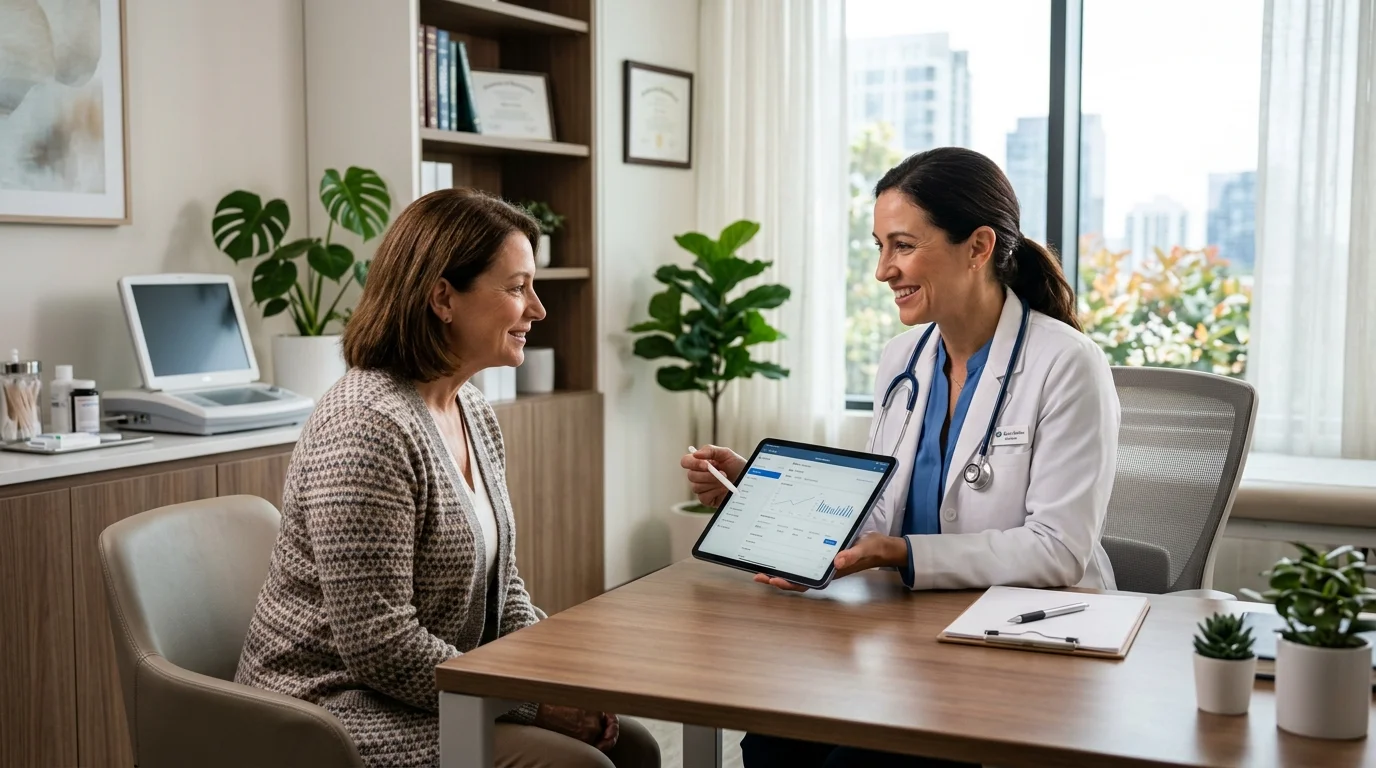 Physician Documenting Patient Acuity for Clinical Documentation Improvement